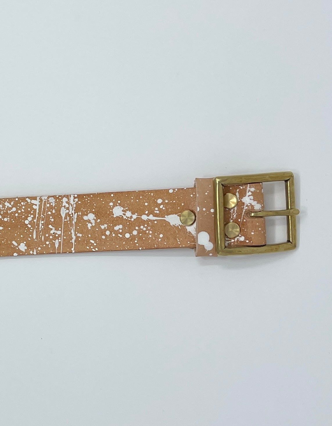 1.5" Splatter Leather Hipster Belt - Pick Your Size and Leather Style